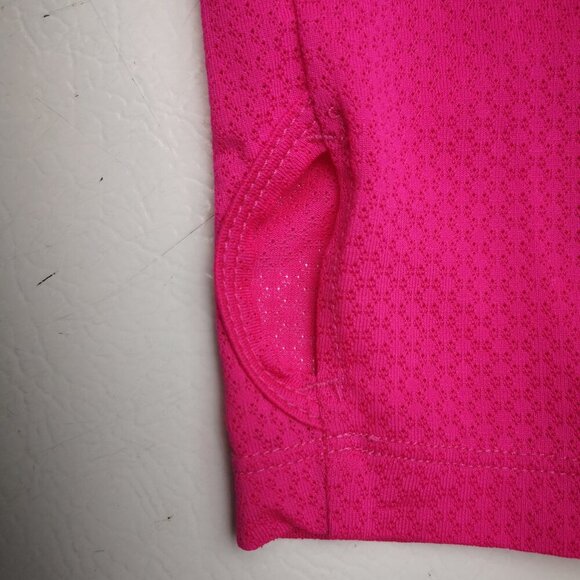 Asics Ladies Size Small Hot Pink Long Sleeves Round Neck & Hem Active Top - Picture 8 of 11